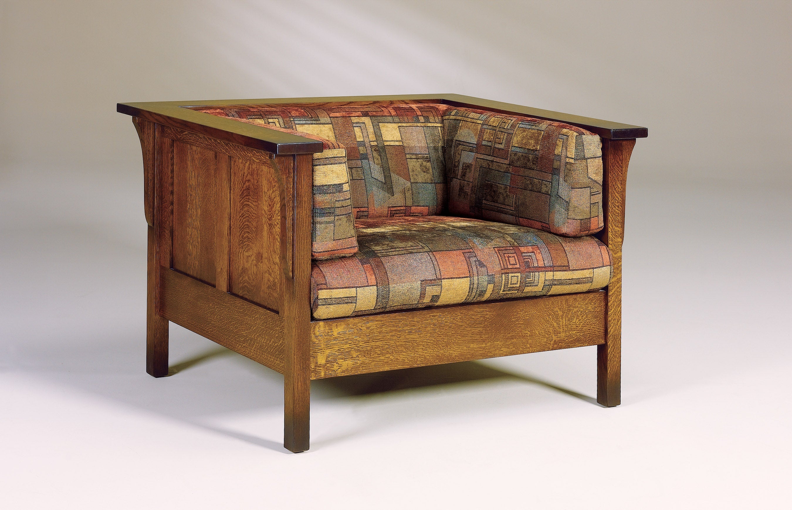 Cubic Chair and Footstool