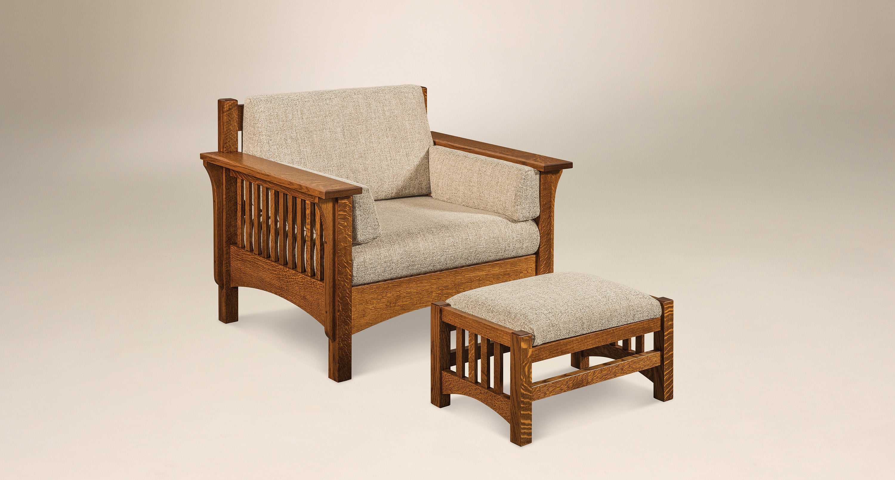Pioneer Chair and Footstool