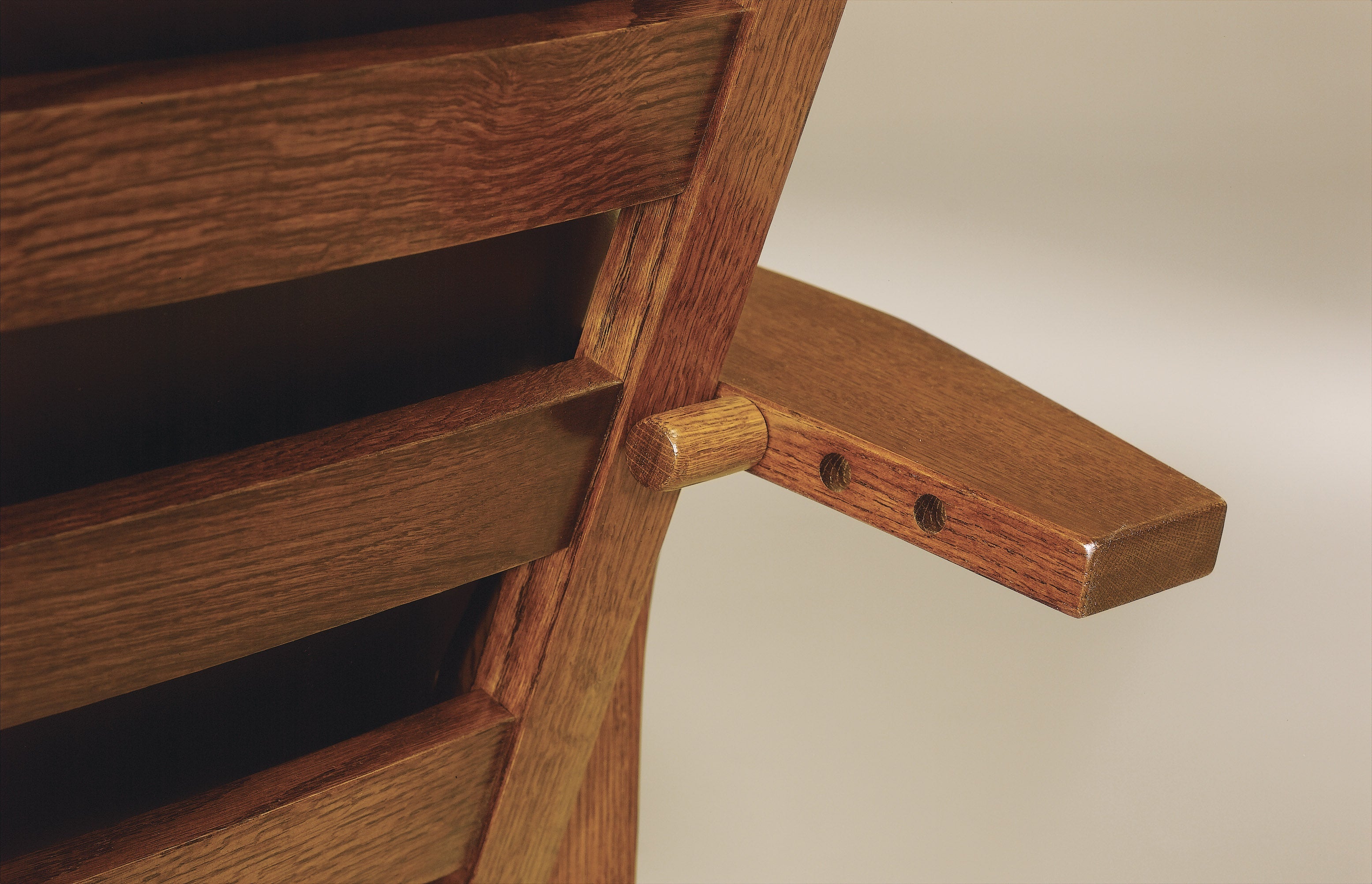 Bow Arm Morris Chair and Footstool