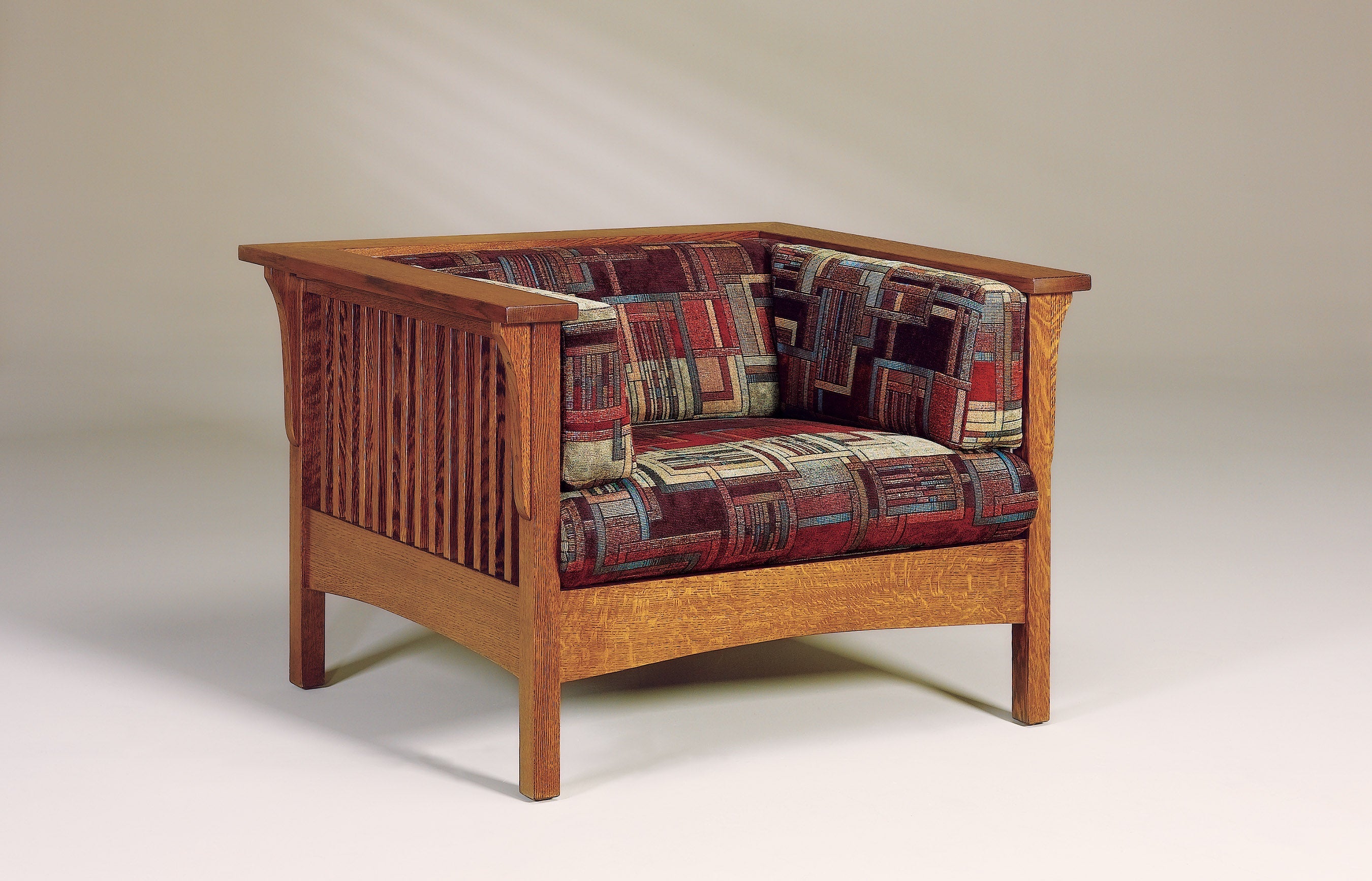 Cubic Chair and Footstool