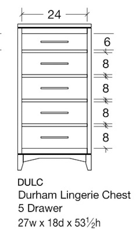 Durham Chest of Drawers