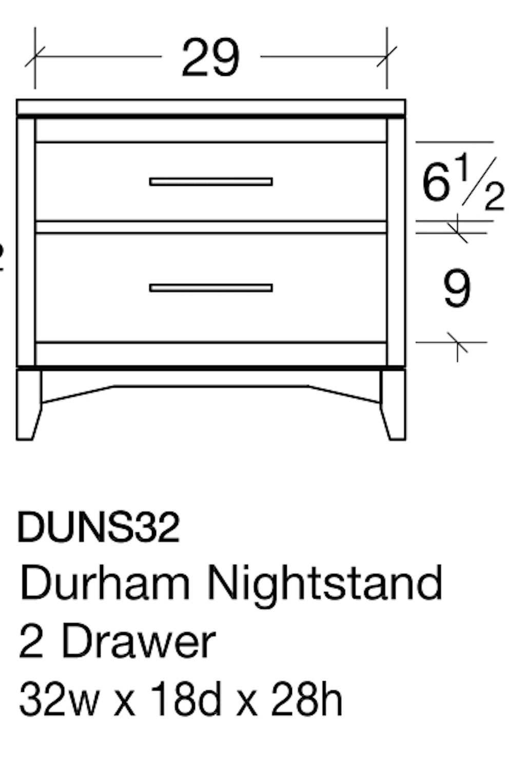 Durham Nightstand