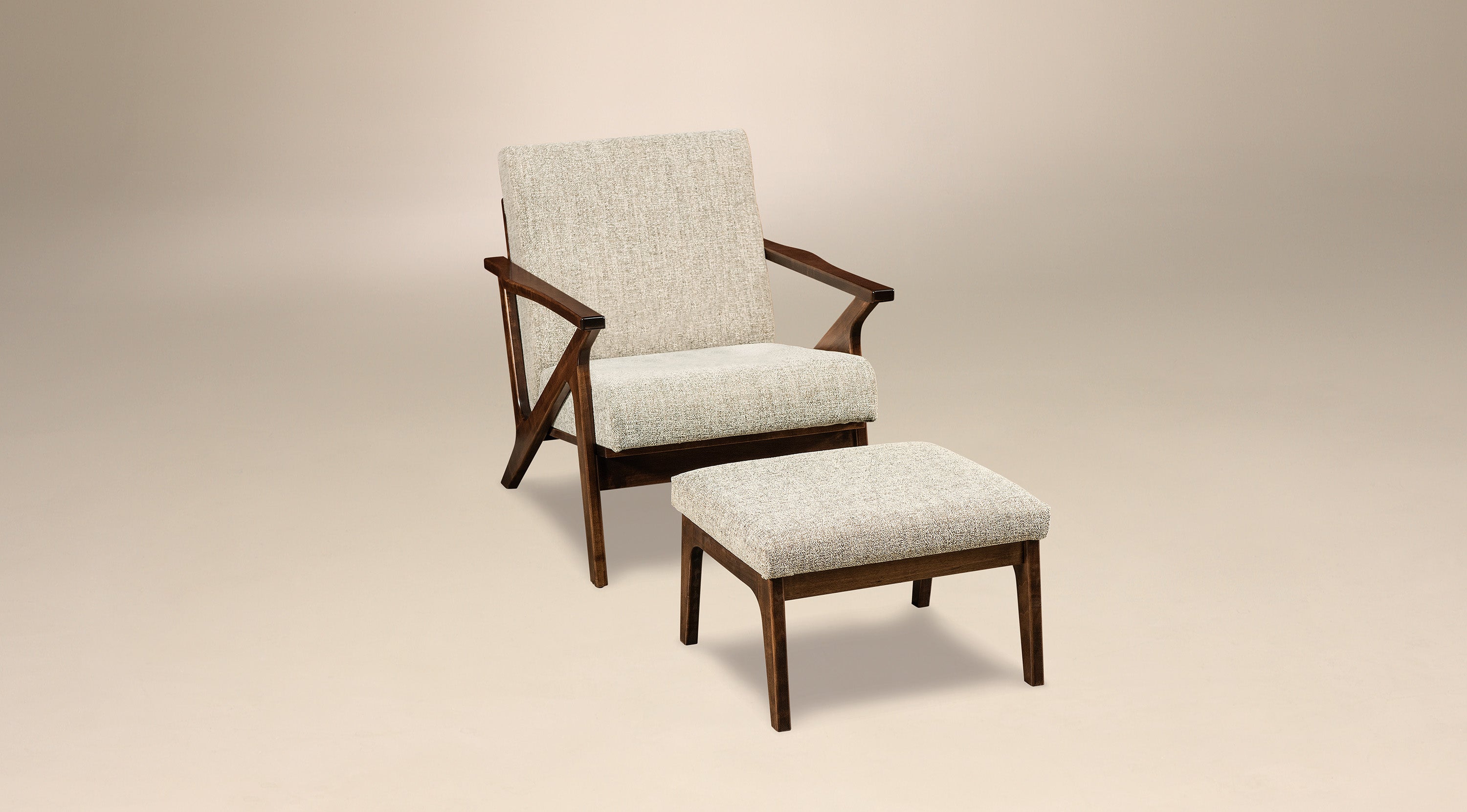 Malaya Chair and Footstool