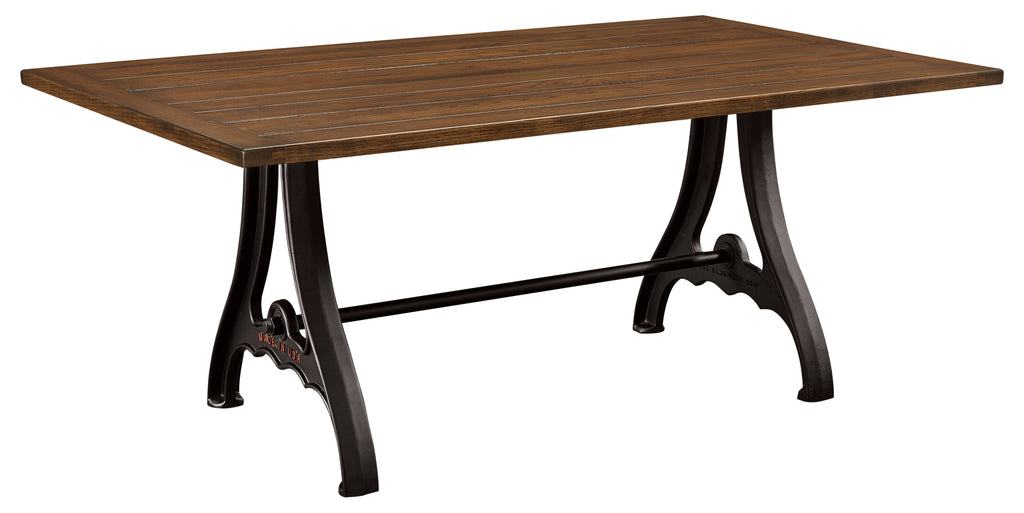 Iron Forge Trestle Table