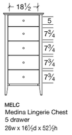 Medina Chest of Drawers - Signature Fine Furniture