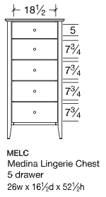 Medina Chest of Drawers - Signature Fine Furniture