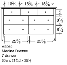 Medina Dressers - Signature Fine Furniture